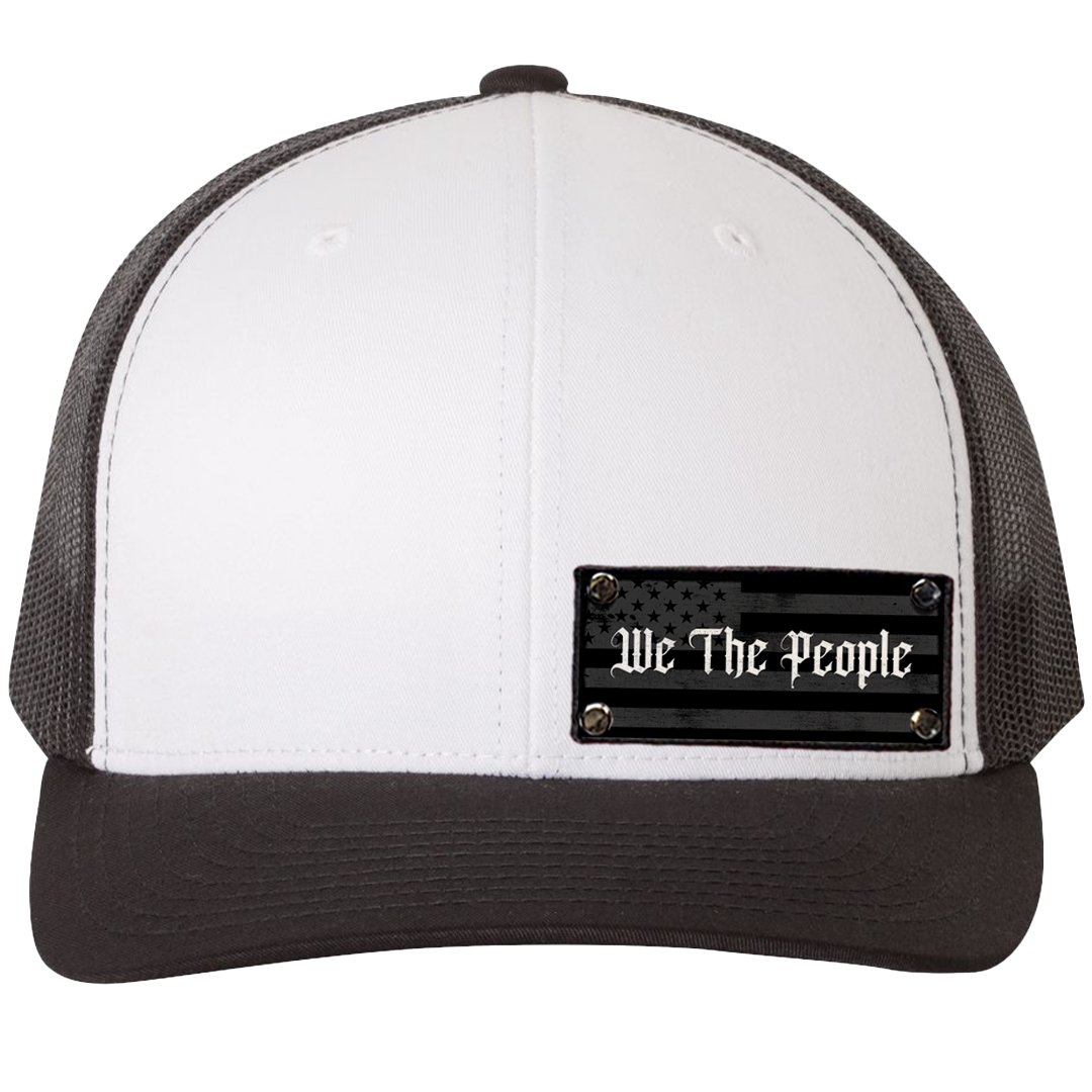 We the People Small Patch Black, White & Black Trucker Hat