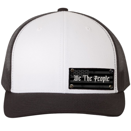 We the People Small Patch Black, White & Black Trucker Hat