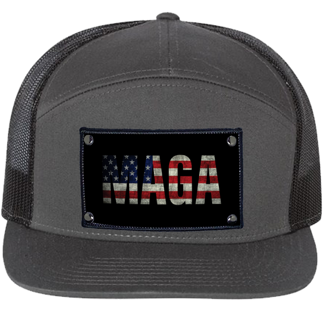 MAGA Inverted Flag on RCH168-CHR.BLK