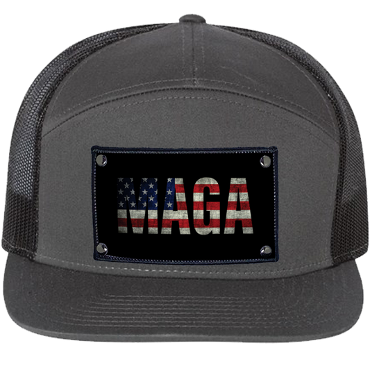 MAGA Inverted Flag on RCH168-CHR.BLK