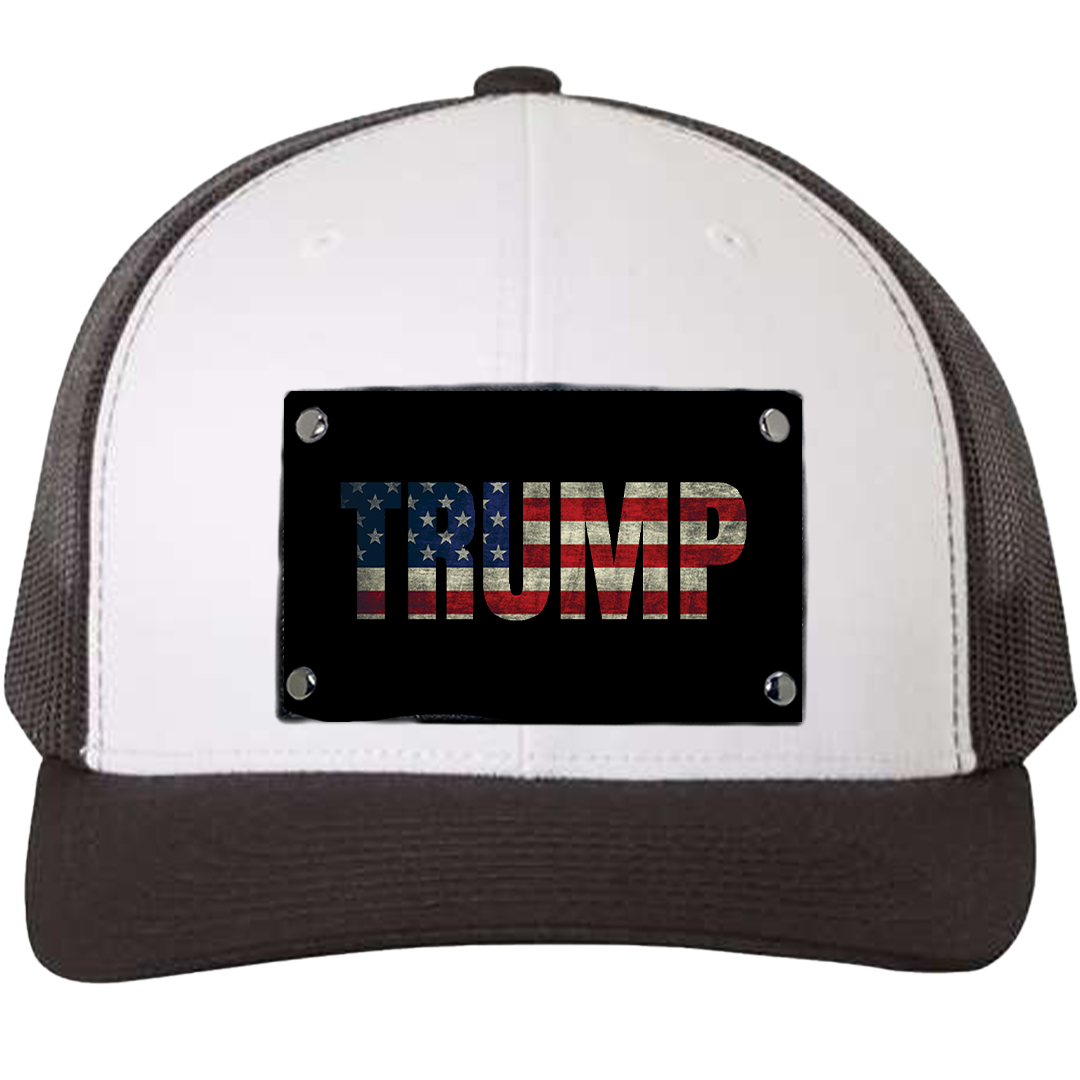 Curved Trucker Trump Inverted Color Flag