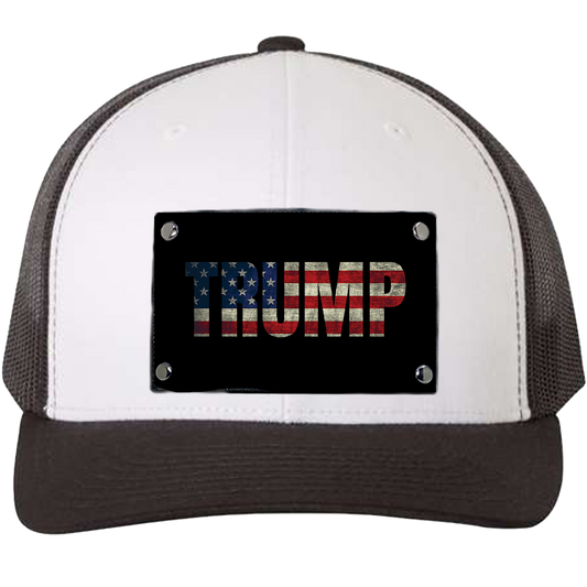 Curved Trucker Trump Inverted Color Flag