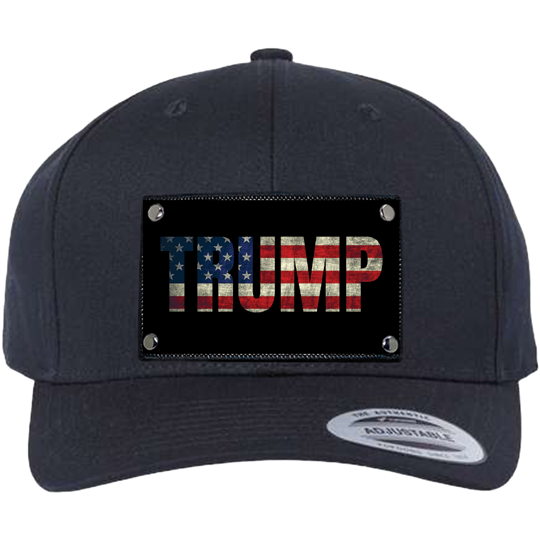 Curved Snapback Trump Inverted Color Flag