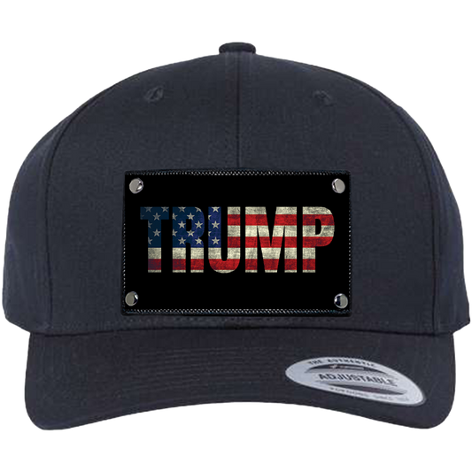 Curved Snapback Trump Inverted Color Flag