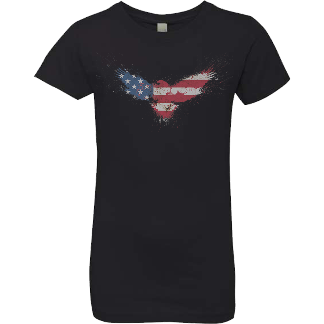 Girl's American Flag Eagle