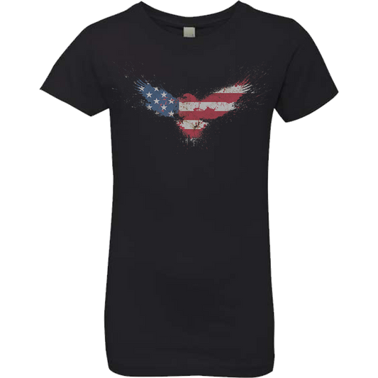 Girl's American Flag Eagle