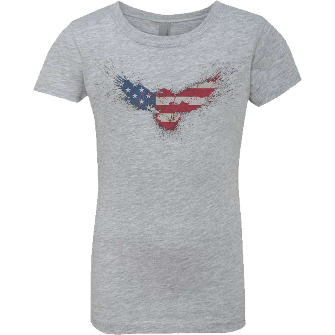 Girl's American Flag Eagle