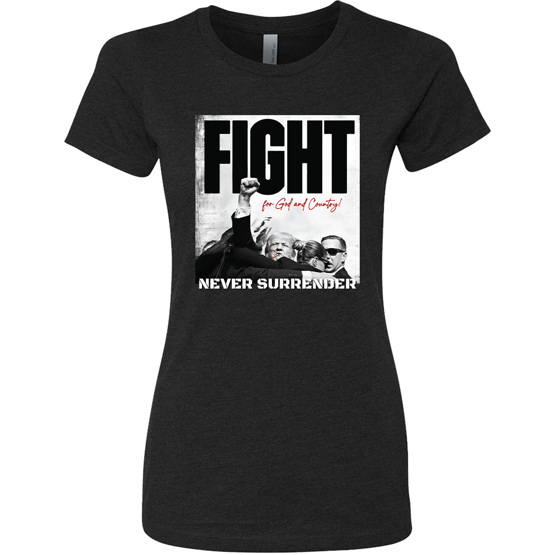 Women's Cut Donald Trump Fight