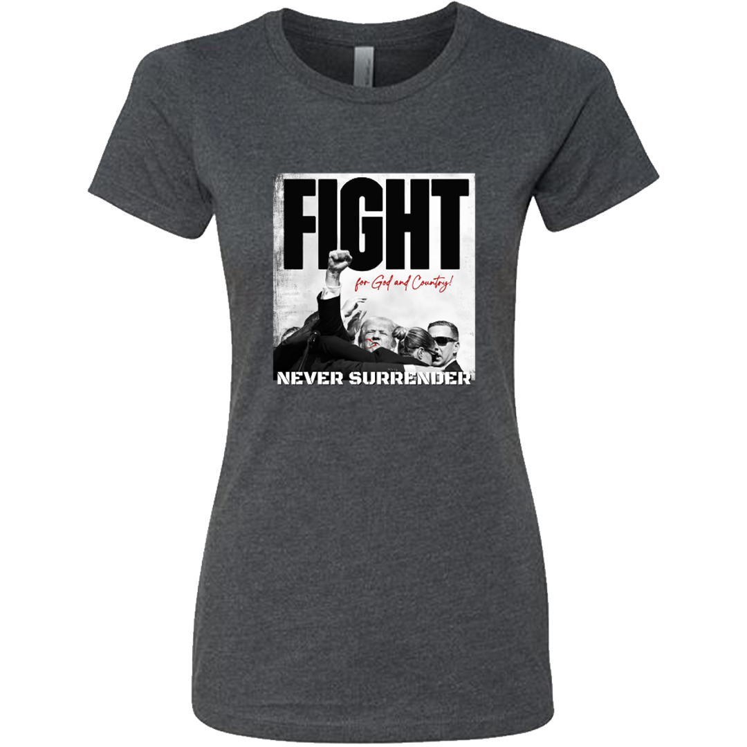 Women's Cut Donald Trump Fight