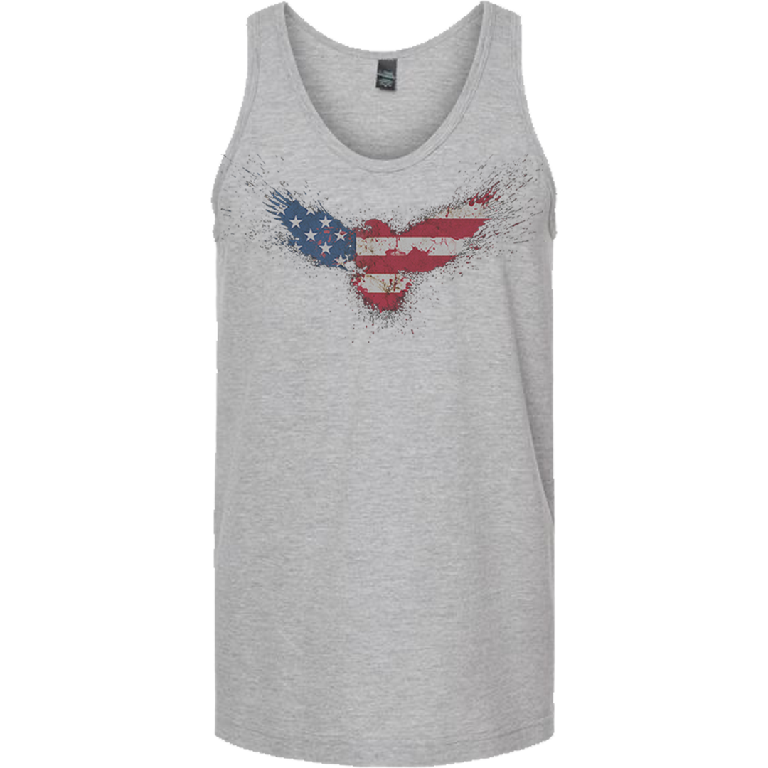 Men's Racerback Tank American Flag Eagle